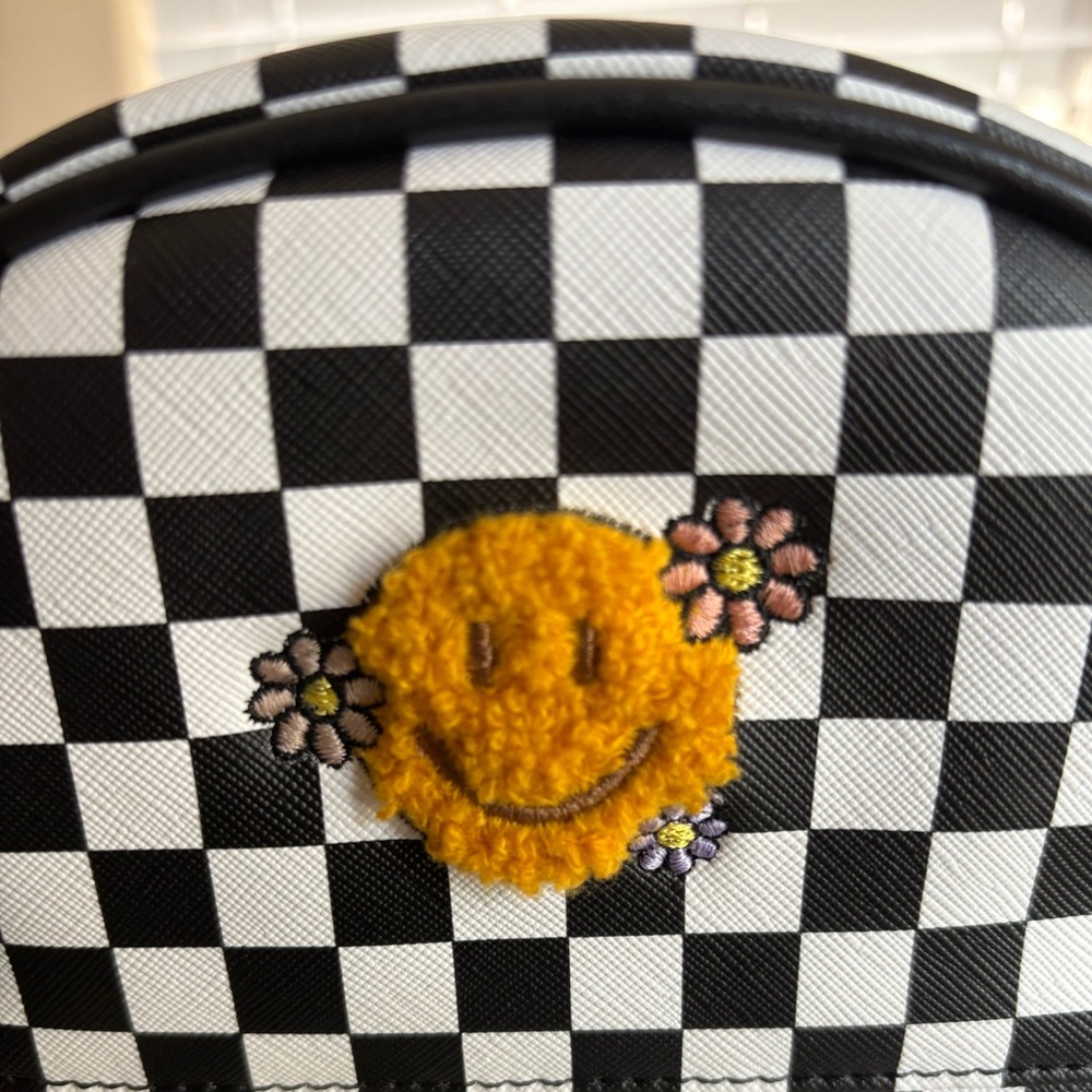 Backpack Mini - Black/White Checkered, Mini Backp… - image 2